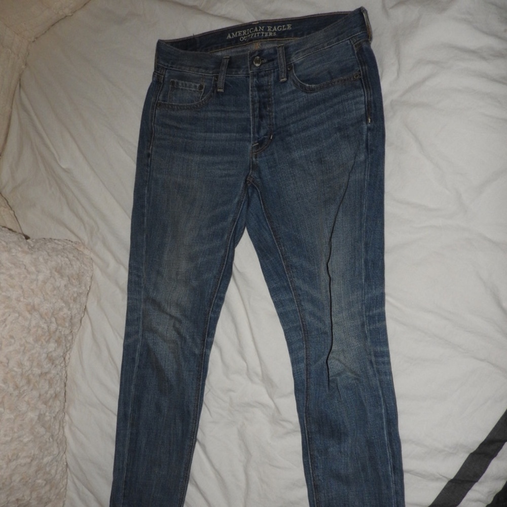 american eagle vintage highrise skinny jeans